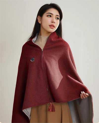 Alex | Lämmitetty USB-peitto huivi Shawl