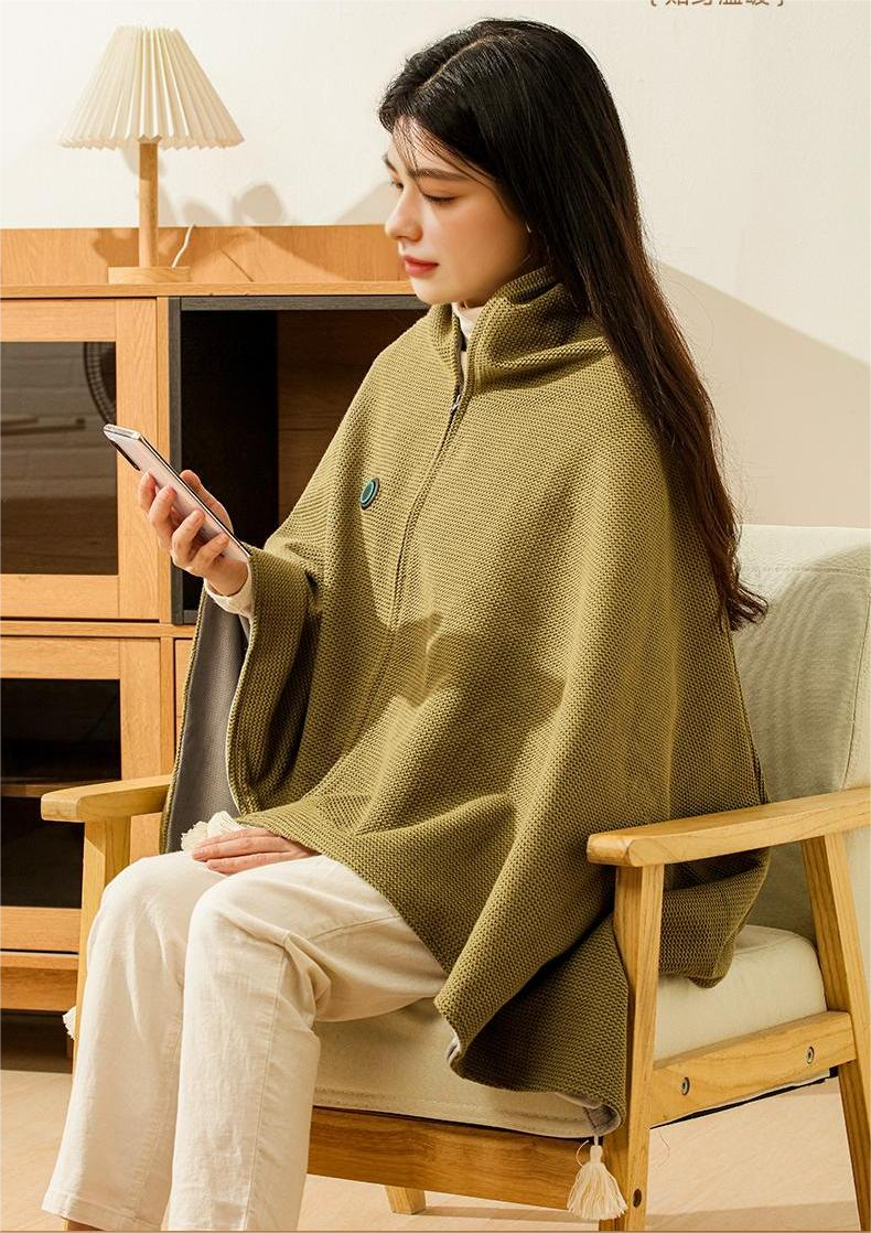 Alex | Lämmitetty USB-peitto huivi Shawl