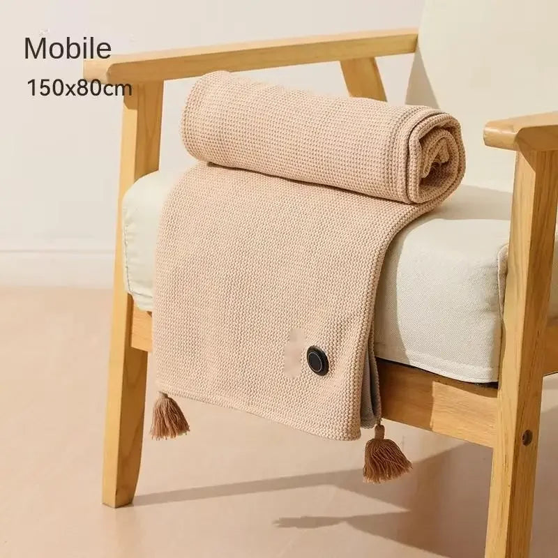 Alex | Lämmitetty USB-peitto huivi Shawl