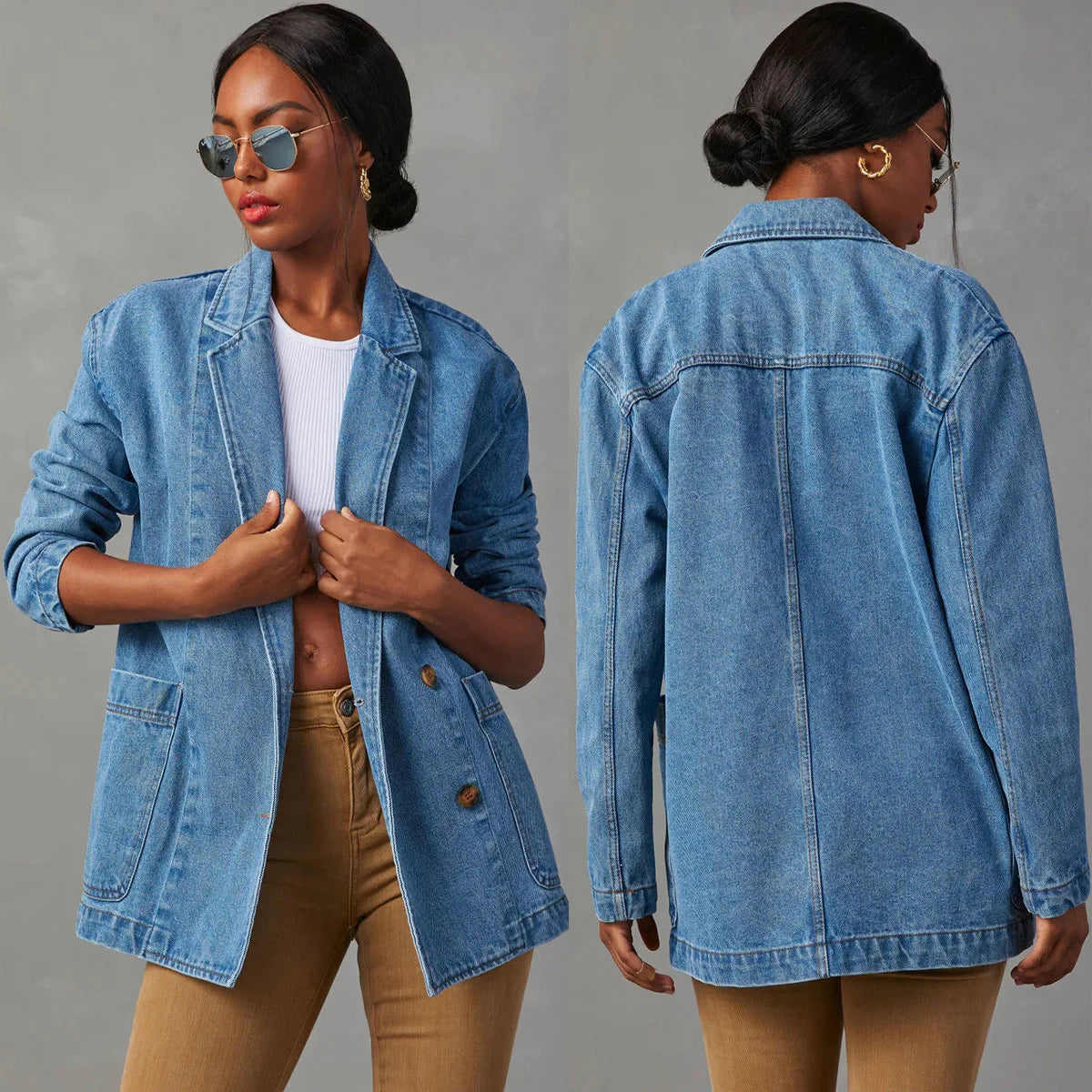 Celeste™ | Denim Blazer