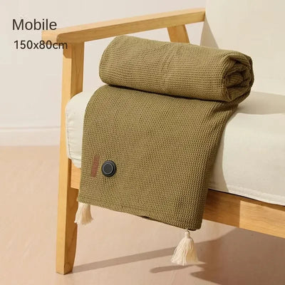 Alex | Lämmitetty USB-peitto huivi Shawl