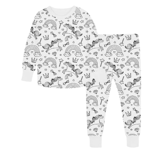 4Pikkuruinen | Inkleurbare lasten pyjama