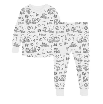 4Pikkuruinen | Inkleurbare lasten pyjama