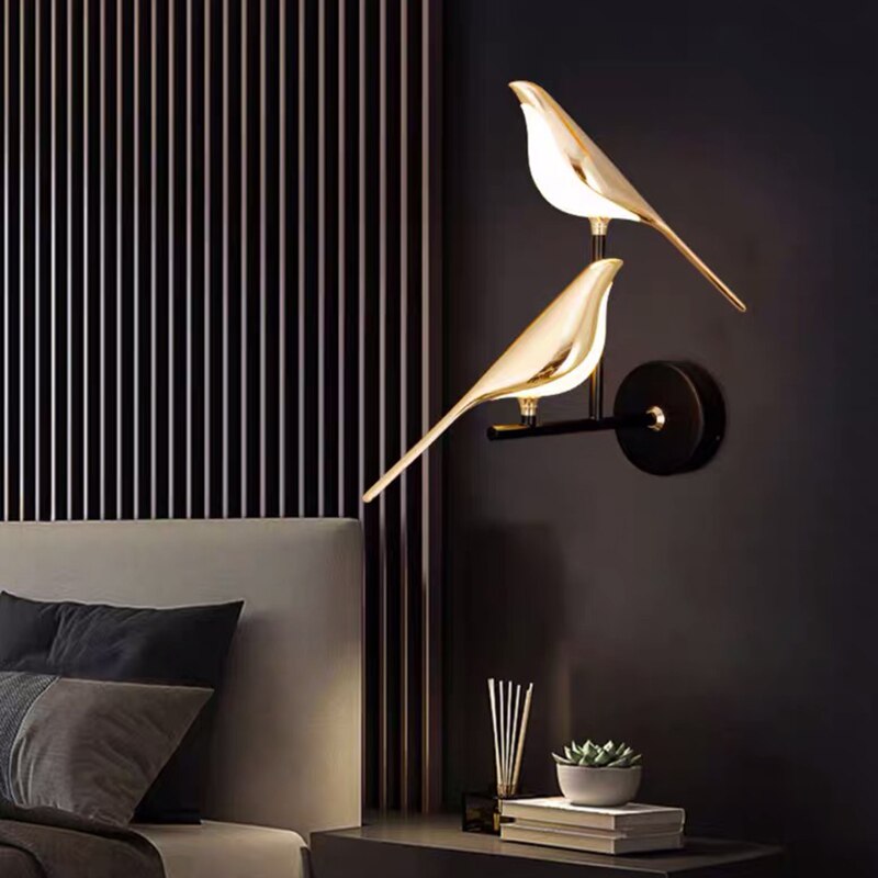 MrBird™ | Moderni lintujen muotoinen seinävalaisin