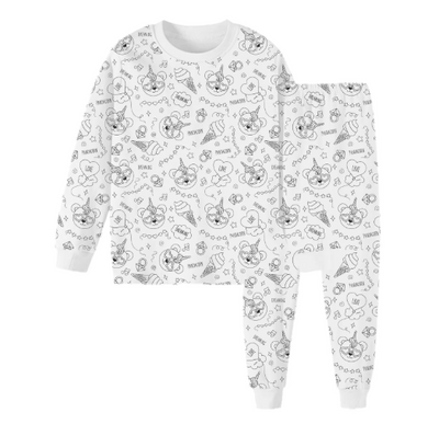 4Pikkuruinen | Inkleurbare lasten pyjama