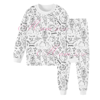 4Pikkuruinen | Inkleurbare lasten pyjama