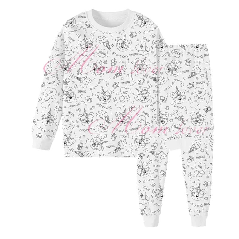 4Pikkuruinen | Inkleurbare lasten pyjama