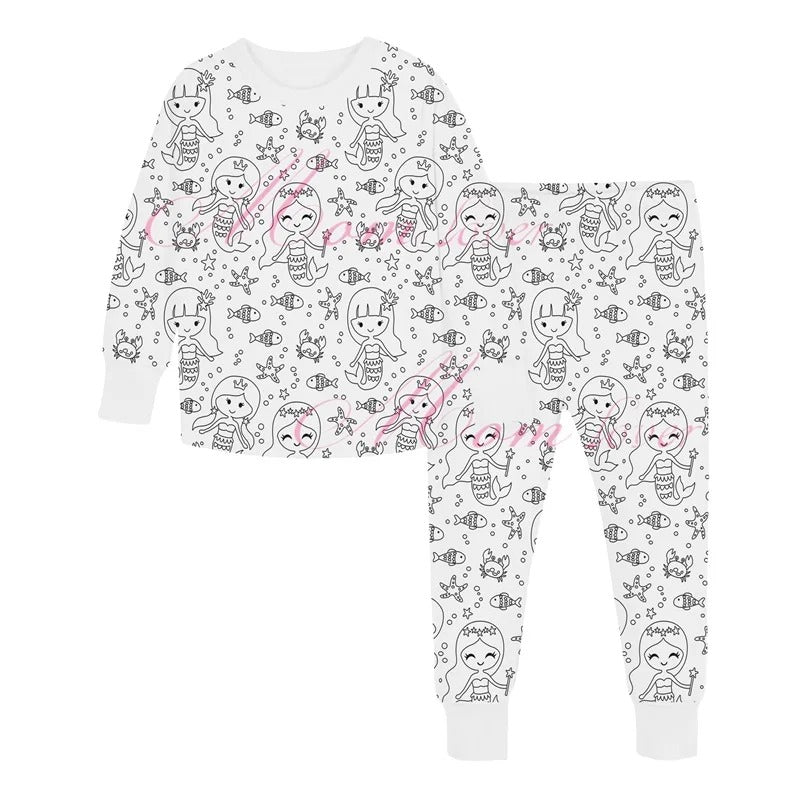 4Pikkuruinen | Inkleurbare lasten pyjama