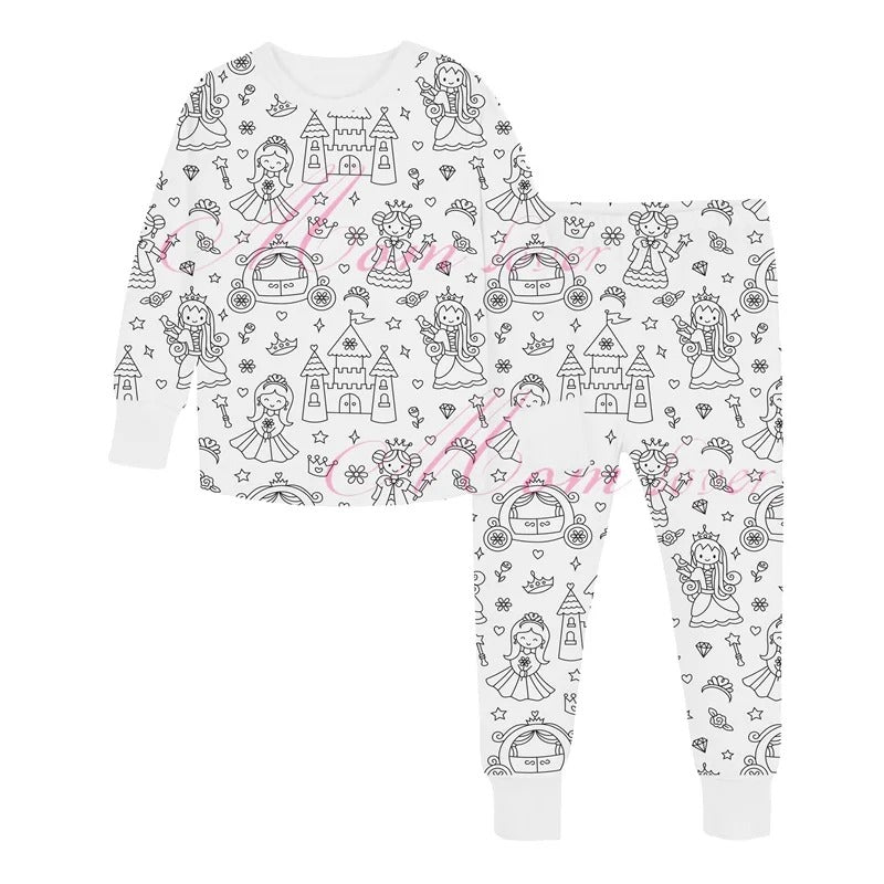 4Pikkuruinen | Inkleurbare lasten pyjama