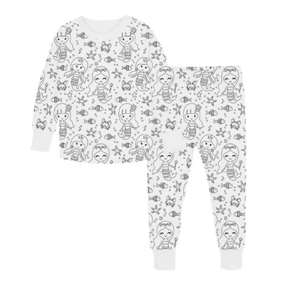 4Pikkuruinen | Inkleurbare lasten pyjama